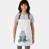 Elephant als Biker mit Scooter Schürze (Insitu)