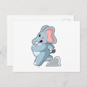 Elephant als Runner Postkarte (Vorne/Hinten)