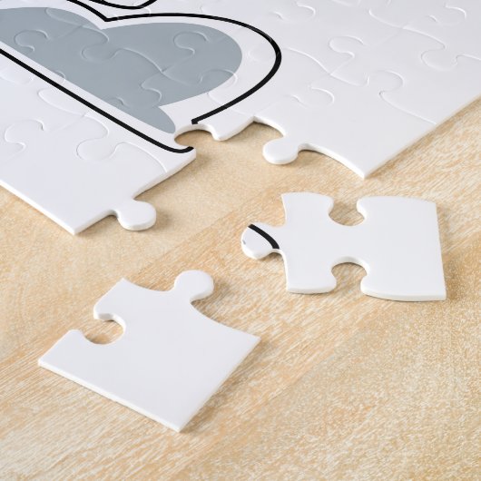 Elephant als Runner Puzzle (Seite)