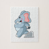 Elephant als Runner Puzzle (Vertikal)