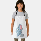 Elephant als Runner Schürze (Insitu)