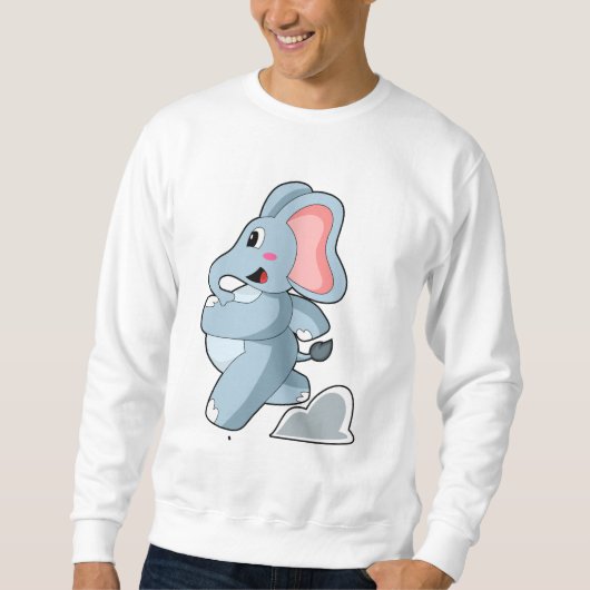 Elephant als Runner Sweatshirt (Vorderseite)