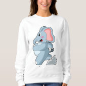 Elephant als Runner Sweatshirt (Vorderseite)