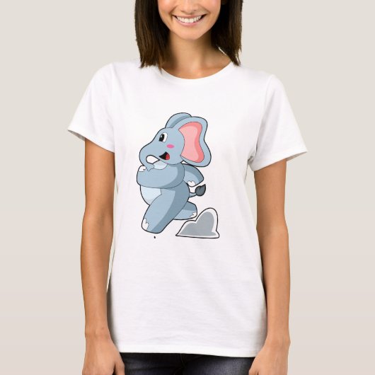 Elephant als Runner T-Shirt (Vorderseite)