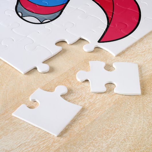 Elephant als Superhero Puzzle (Seite)