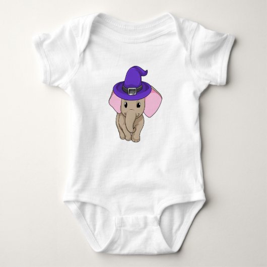 Elephant als Wizard Baby Strampler (Vorderseite)
