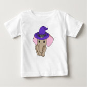 Elephant als Wizard Baby T-shirt (Vorderseite)