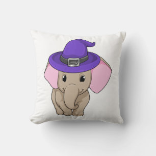 Elephant als Wizard Kissen