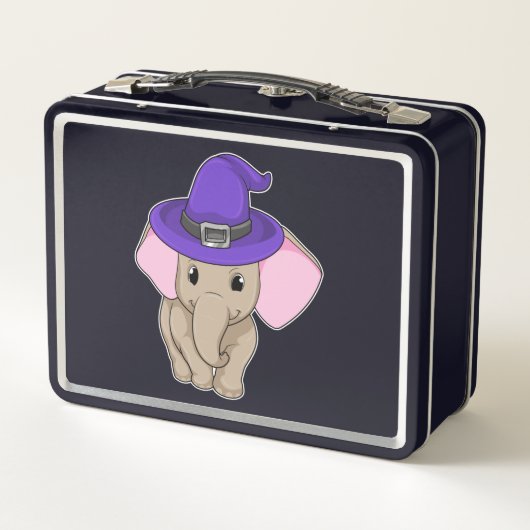 Elephant als Wizard Metall Brotdose (Rückseite)