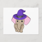 Elephant als Wizard Postkarte (Vorderseite)