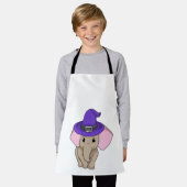 Elephant als Wizard Schürze (Getragen)