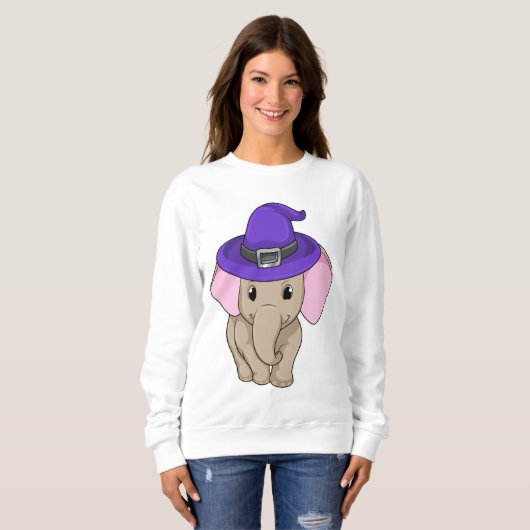 Elephant als Wizard Sweatshirt (Vorne ganz)