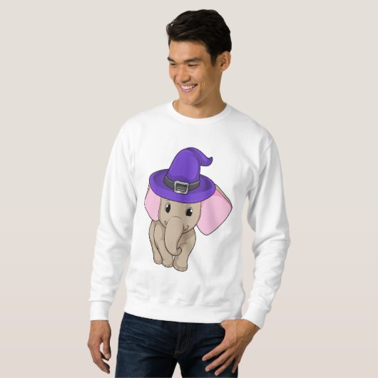 Elephant als Wizard Sweatshirt (Vorne ganz)