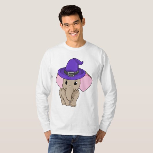 Elephant als Wizard T-Shirt (Vorne ganz)