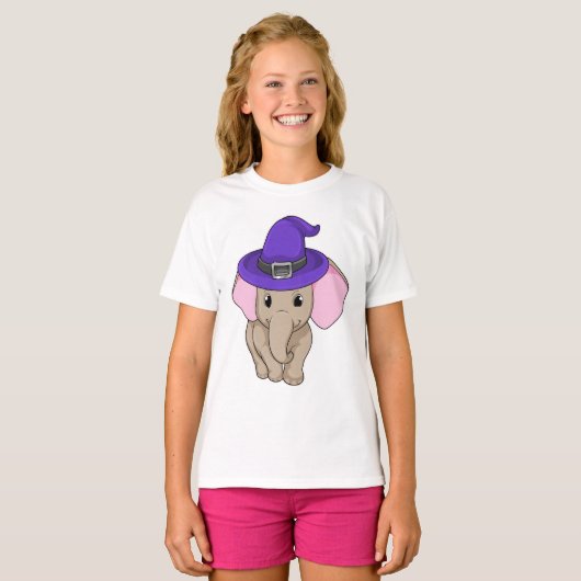 Elephant als Wizard T-Shirt (Vorne ganz)