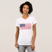 Elephant America Flag T-Shirt (Vorne ganz)