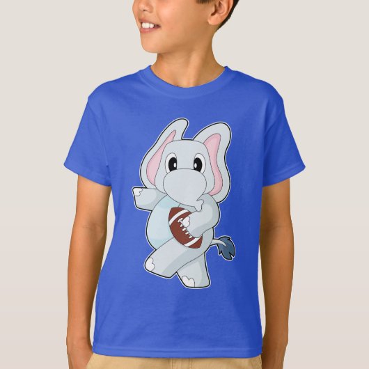 Elephant American Football T-Shirt (Vorderseite)