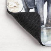 Elephant and Baby Mousepad (Ecke)