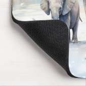 Elephant and Baby Mousepad (Ecke)