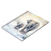 Elephant and Baby Notizblock (Linke Seite)