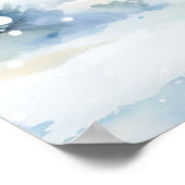 Elephant and Baby Poster (Ecke)