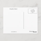 Elephant and Mahout Chiang Mai, Thailand Postcard Postkarte (Rückseite)