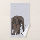 Elephant Animal Art Handtuch (Handtuch)