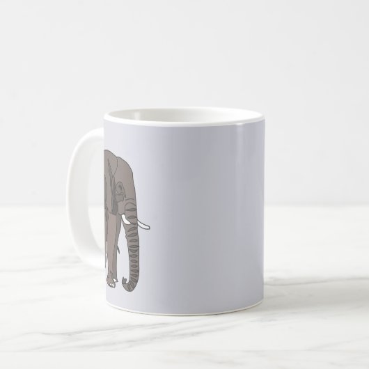 Elephant Animal Elephant Kaffeetasse (Vorderseite Links)