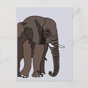 Elephant Animal Elephant Postkarte