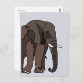 Elephant Animal Elephant Postkarte