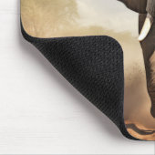 Elephant Animal Nature Majestic Wild Mousepad (Ecke)