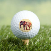 Elephant Animal Traditional Chinese Patterns  Golfball (Insitu T-Shirt)