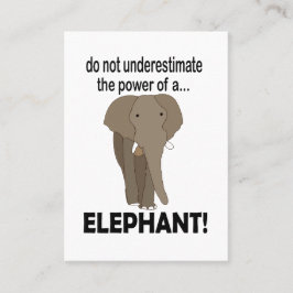 Elephant Animal Wildlife Elephant Visitenkarte