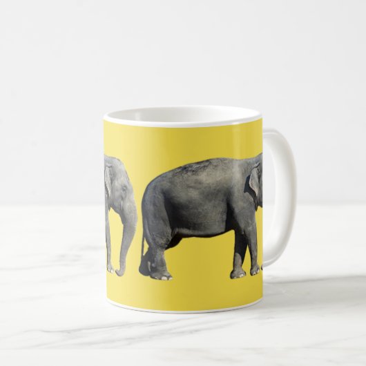 Elephant anpassen kaffeetasse (VorderseiteRechts)