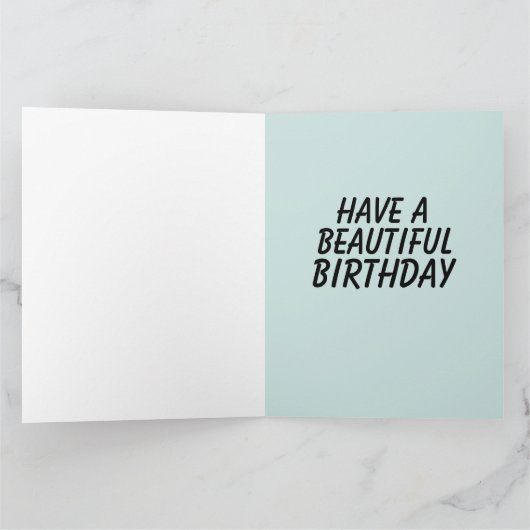 ELEPHANT ART BIRTHDAY CARD KARTE (Innenseite)