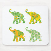 Elephant Art Print Einzigartig Moderne Mousepad (Vorne)