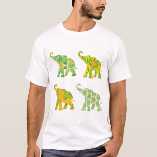 Elephant Art Print Einzigartig Moderne T-Shirt