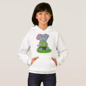 Elephant as Gamer Hoodie (Vorne ganz)