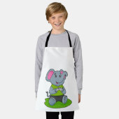 Elephant as Gamer Schürze (Getragen)