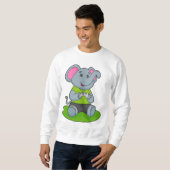 Elephant as Gamer Sweatshirt (Vorne ganz)