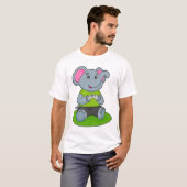 Elephant as Gamer T-Shirt (Vorne ganz)