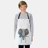 Elephant at Darts with Dart Schürze (Getragen)