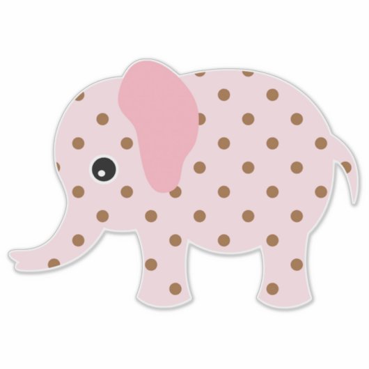 Elephant Aufkleber (Vorderseite)