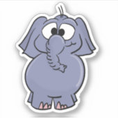 Elephant Aufkleber (Vorderseite)