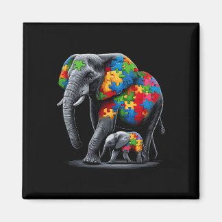 Elephant Autism Awareness Autism Mom Magnet