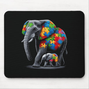 Elephant Autismus Awareness Autismus Mama Mousepad