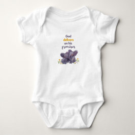 Elephant Baby Bodysuit Strampler