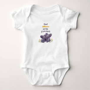 Elephant Baby Bodysuit Strampler