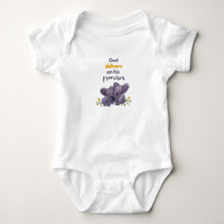 Elephant Baby Bodysuit Strampler