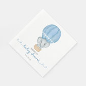 Elephant Baby Boy Dusche Serviette (Ecke)